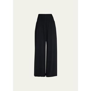 Three Graces 'London' Black Barbara Wide-Leg Trousers Size 10